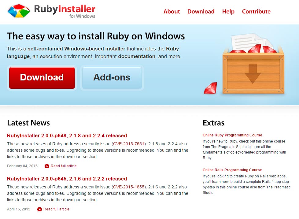 Instalando o Ruby